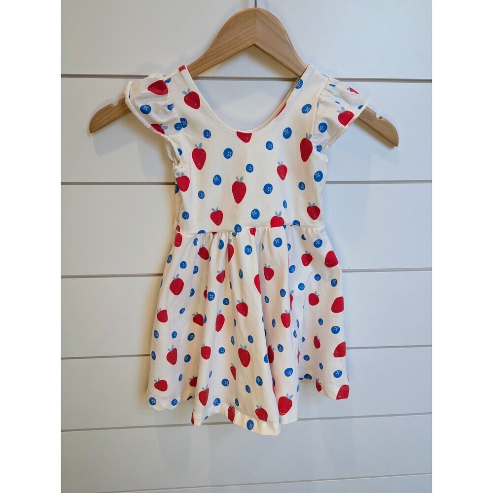 Monica + Andy Girls' Organic Cotton Twirl Dress Size 3 NWOT Cottagecore